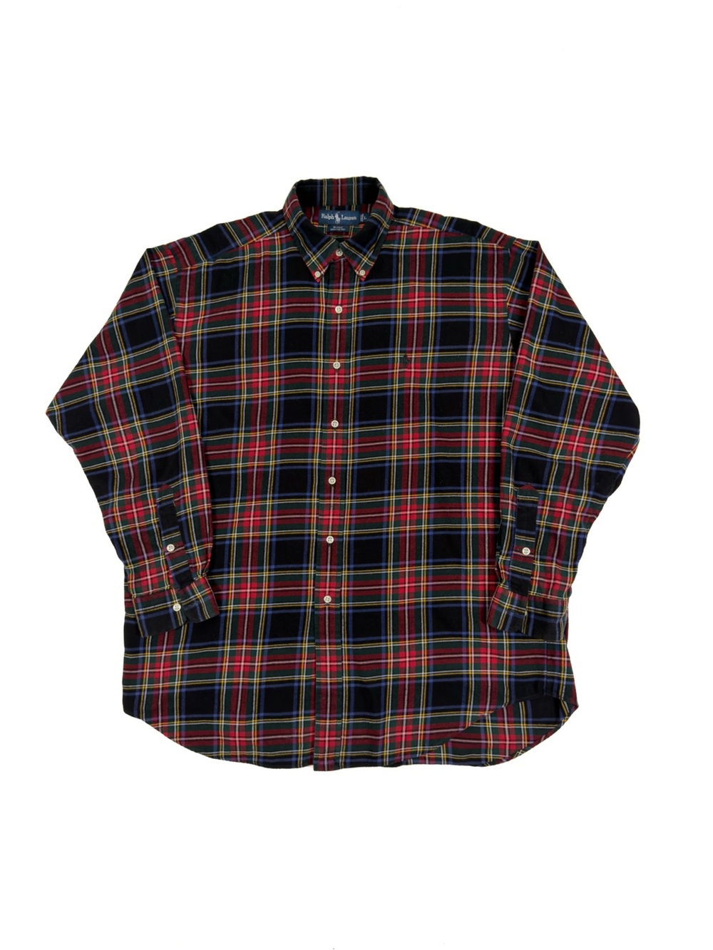 Ralph Lauren Blake Flannel Shirt Men’s L  Multicolor Tartan Plaid Button Down